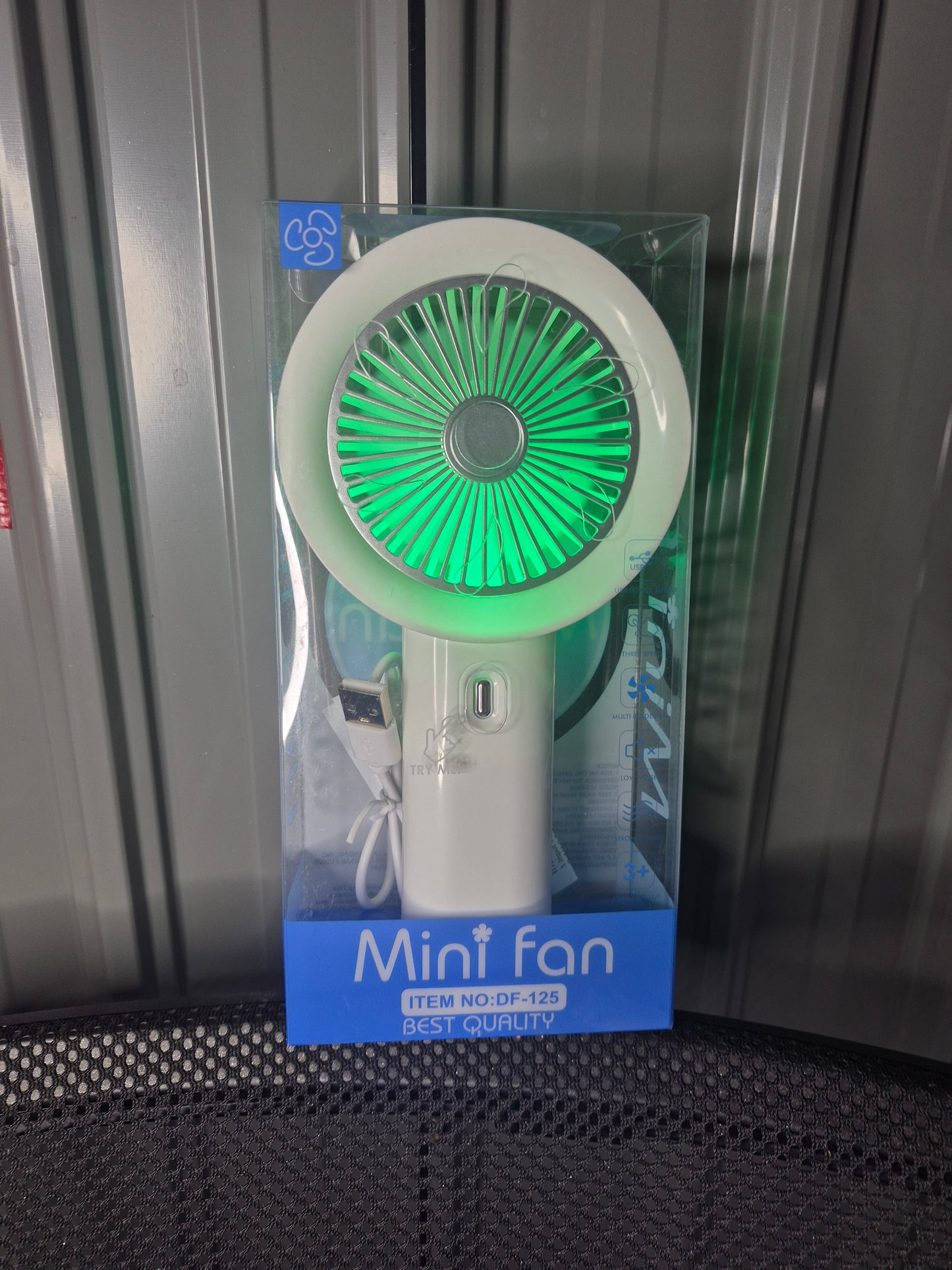 Hand held light up fans