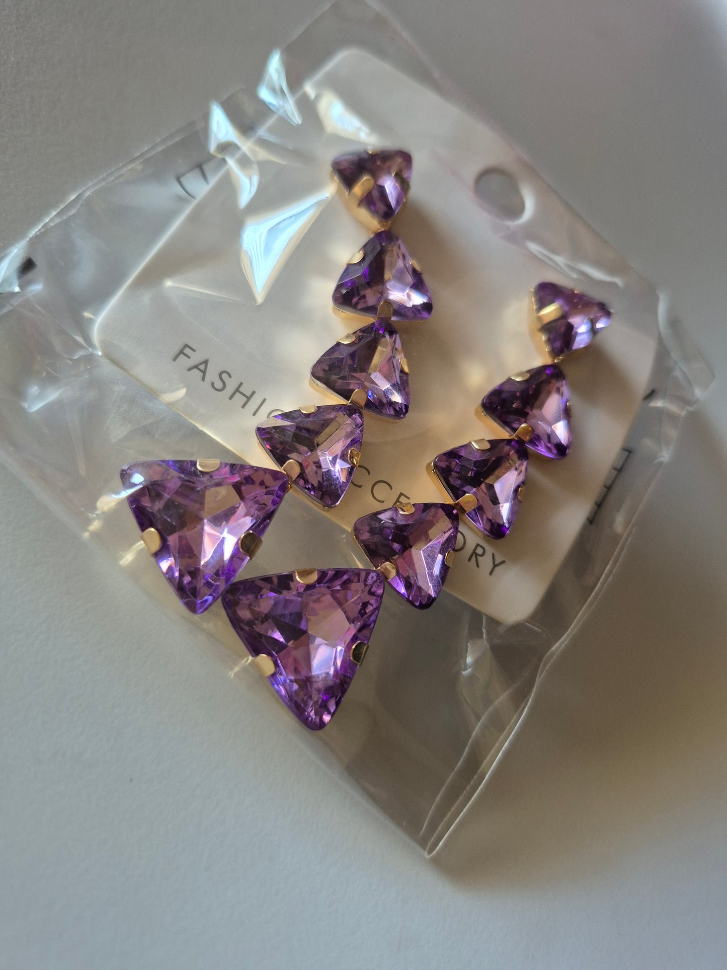 Purple Dangle Earrings