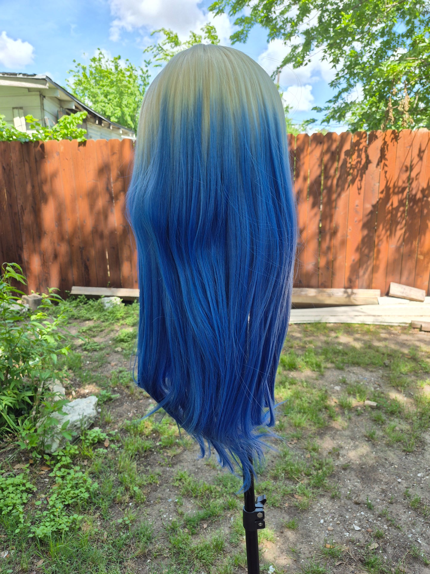 Inverna Wig Blonde to blue