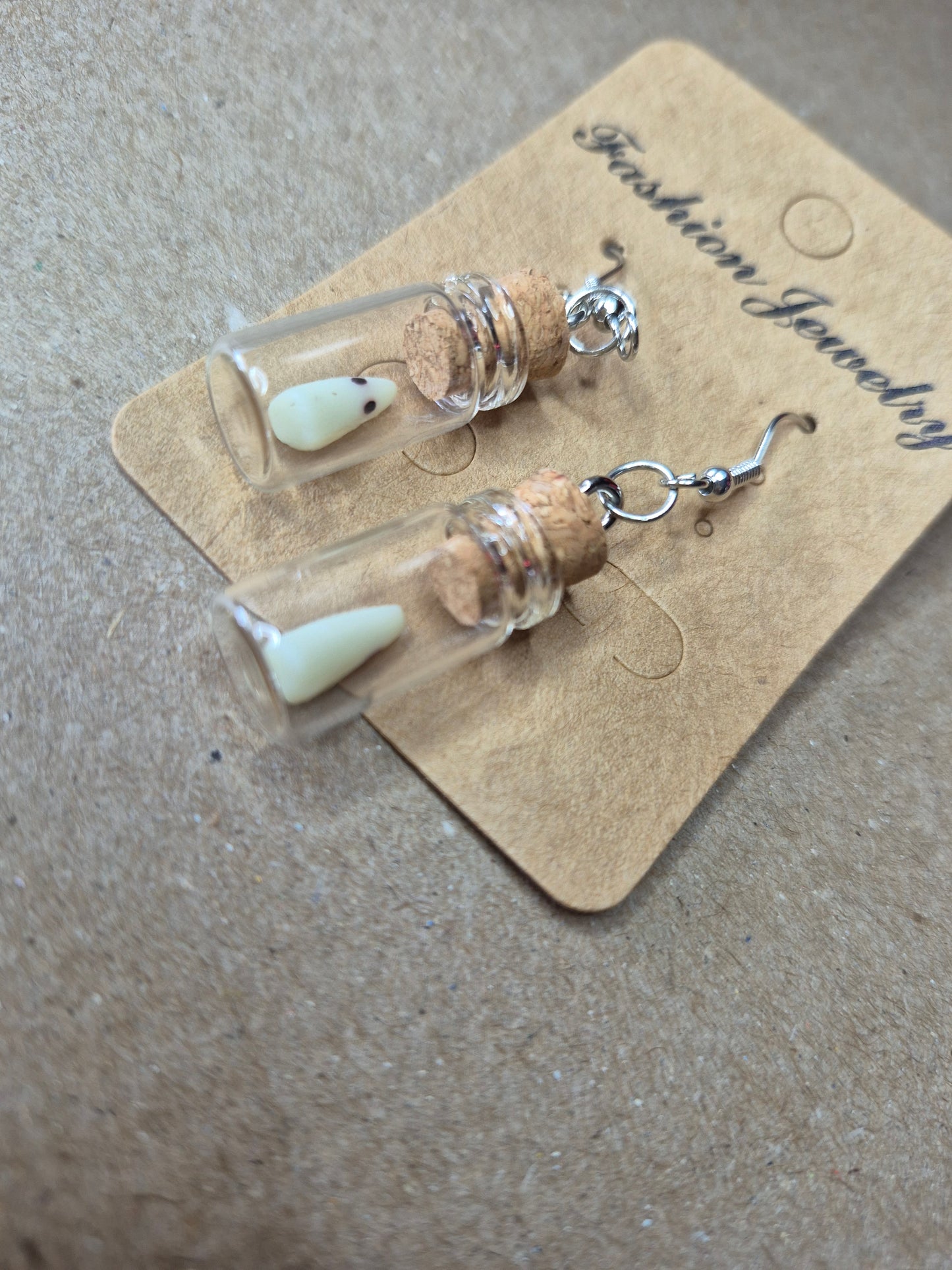 Ghost Jar Glow in Dark Earrings