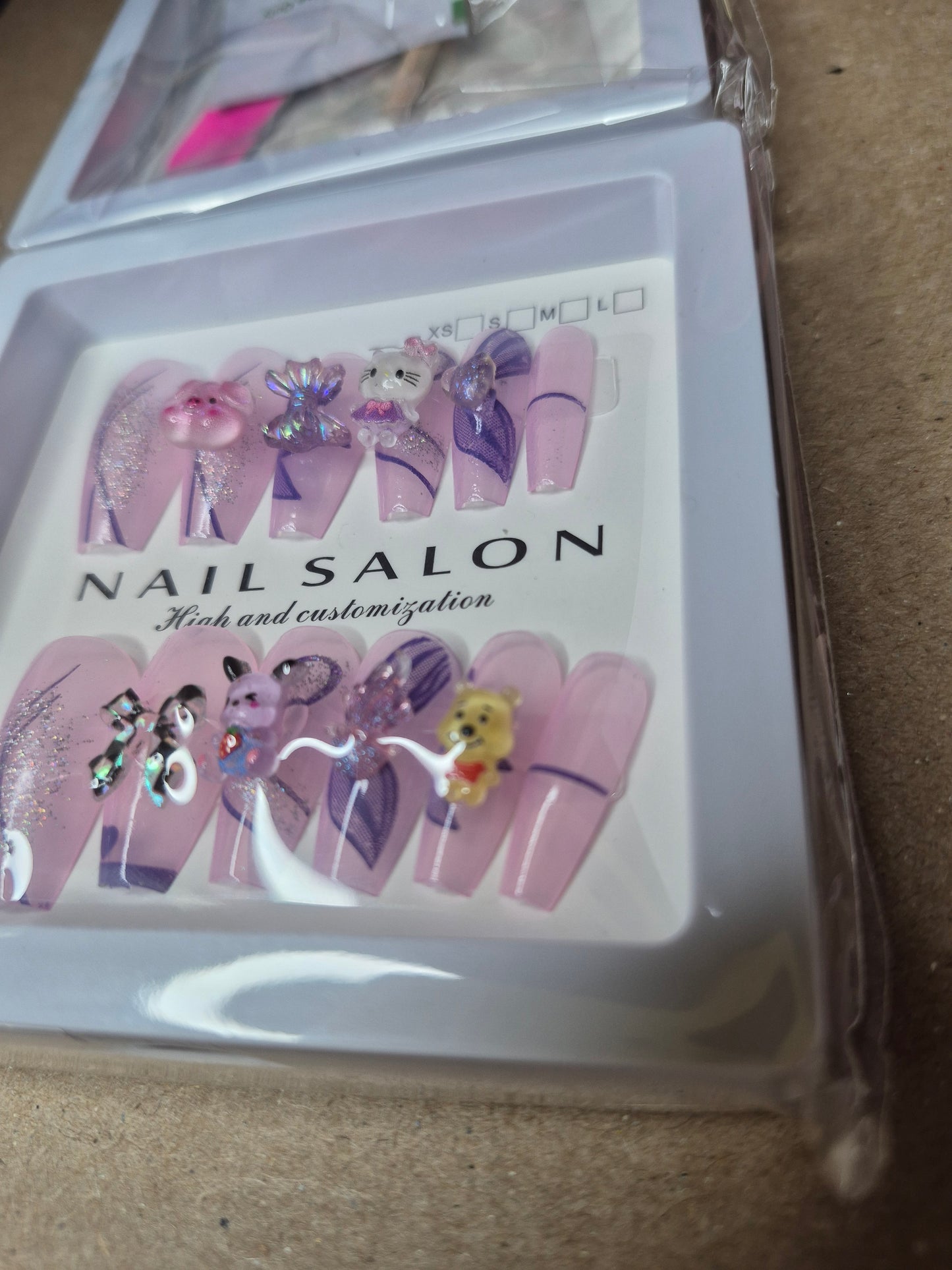 Press on Cute Charm Nails