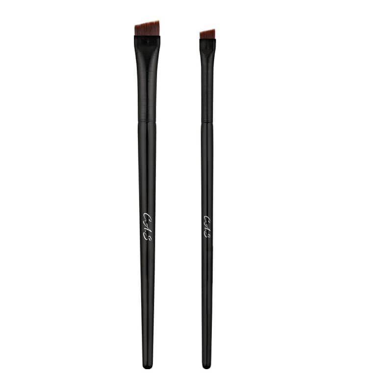Angled liner brush