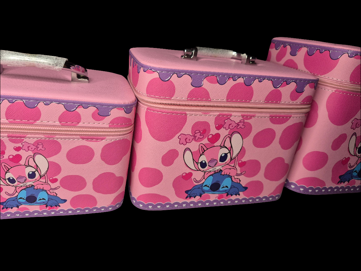 Blue/Pink Storage Zipper Box