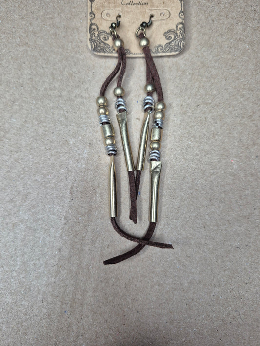 Brown Dangle earrings