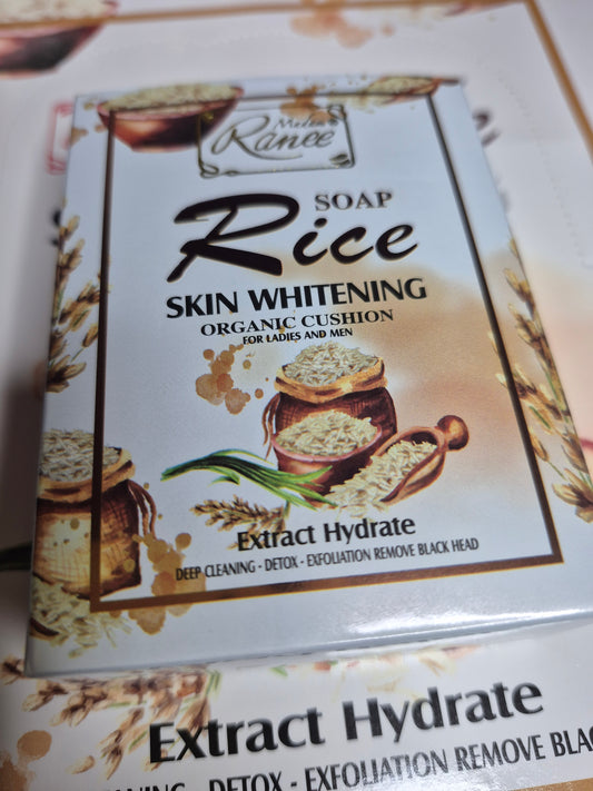 Skin Whitening Rice Soap
