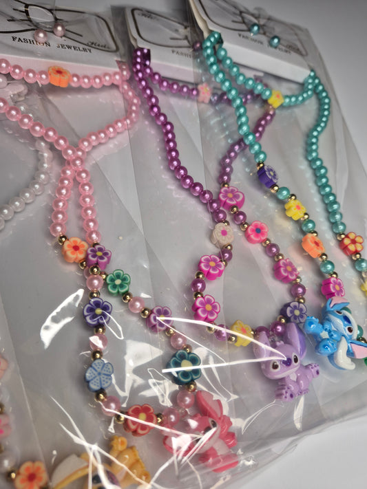 Stitch Necklace set