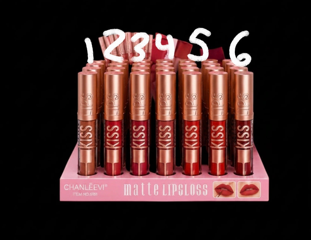Matte liquid lipsticks 6 colors available