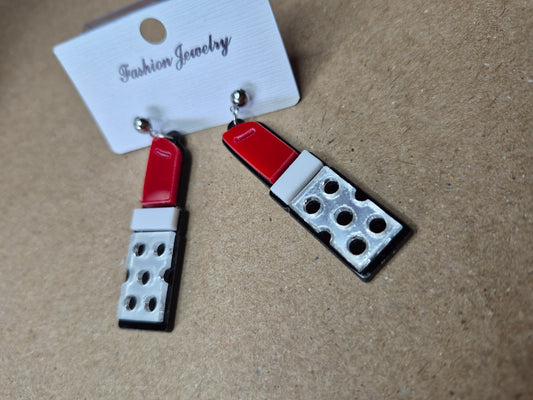 Lipstick Earrings