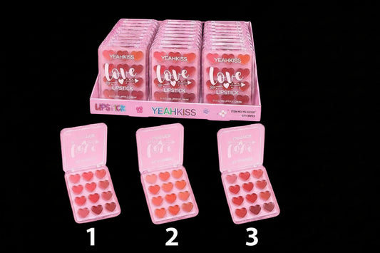 Hearts Lipstick palette