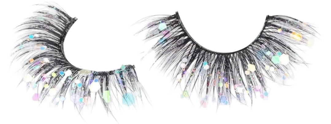 Unicorn wishes sparkly eyelash