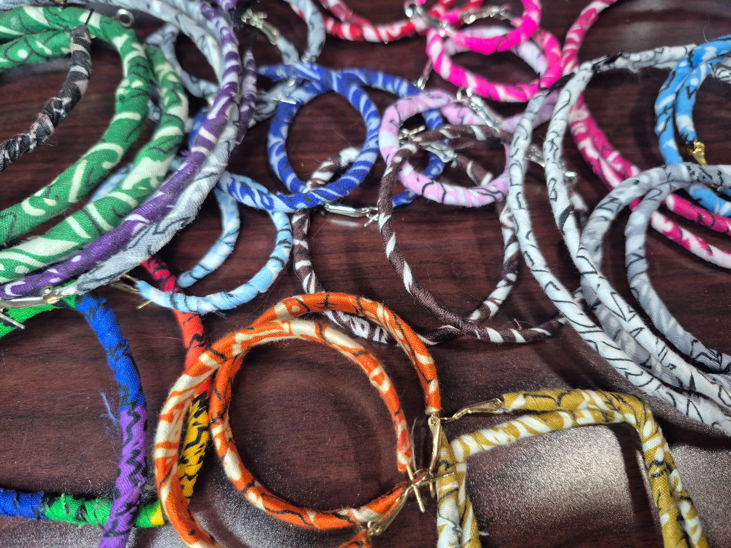 12 pairs bandana hoop bundle