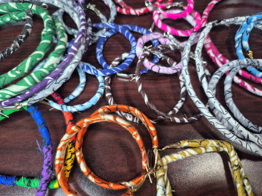 12 pairs bandana hoop bundle