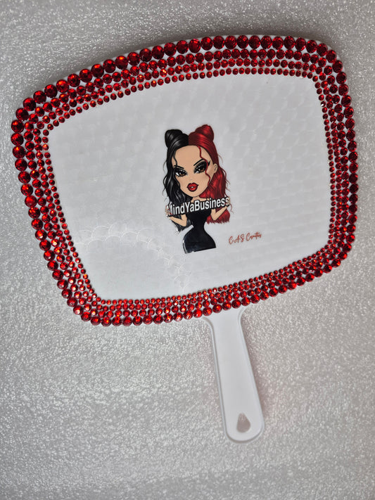 Mind ya Business large mirror