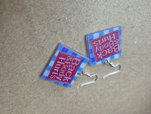 Body hurts Earrings