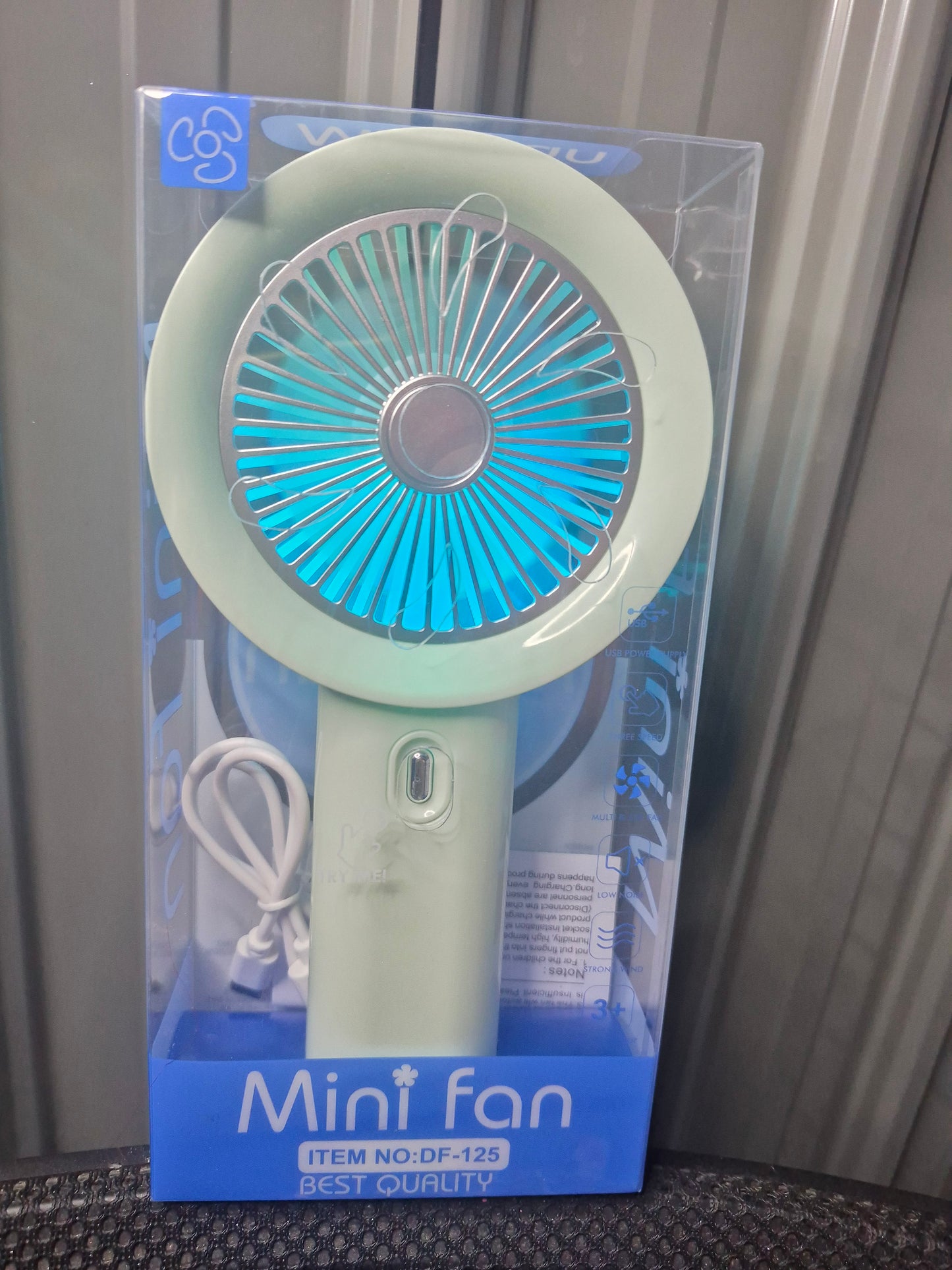 Hand held light up fans