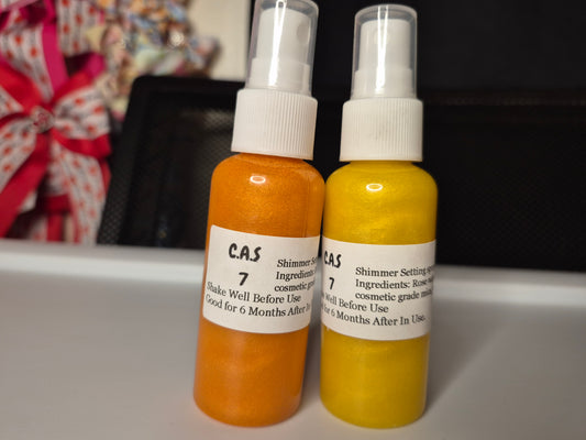 Spring/Summer Shimmer setting sprays New 8oz